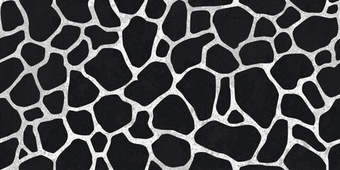 Vector illustration of seamless stone pattern creating natural textured background for modern design, decoration and surface concepts