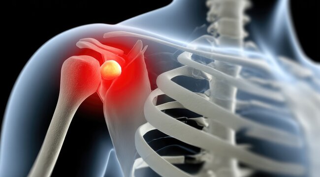 Human Shoulder Joint Pain and Inflammation.