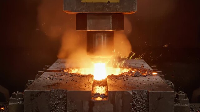 Molten Metal Injection in Die Casting Machine