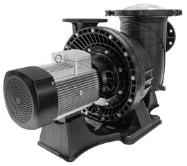 Black motor water pump for swimming pool