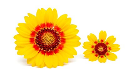 Fototapeta premium Two bright yellow flowers