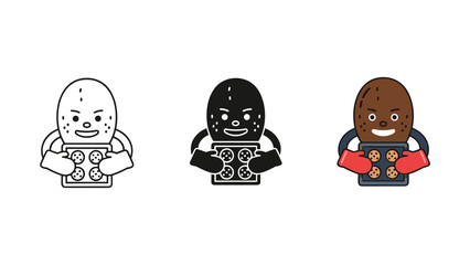 Cute Chibi Character Vector Illustrations