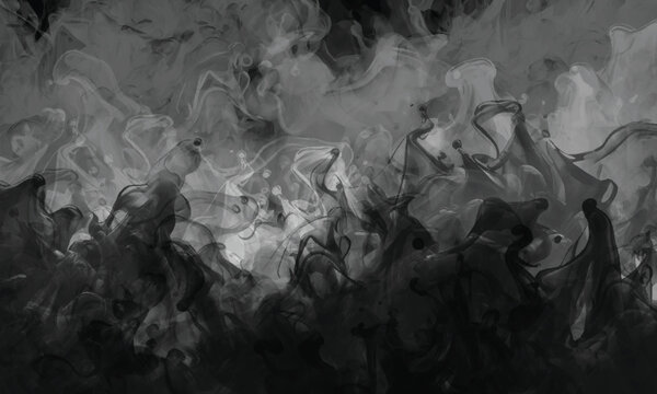 Abstract smoke layers forming a cinematic visual atmosphere