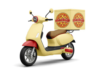 Delivery Scooter Mockup