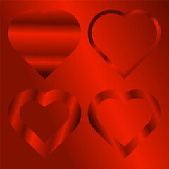 A symbol of love, romance, passion, and emotions. Perfect for Valentine's Day card designs.