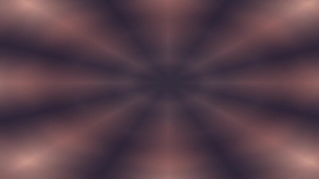 Abstract radial blur background with soft rose gold and dark purple rays radiating from a dark central point.