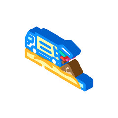 Garbage truck emptying collected refuse into a growing pile of trash at a dump site, illustrating waste management processes and environmental impact of disposal