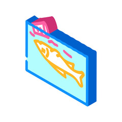 Canned fish representing preserved seafood product for packaging, storing, or consuming, offering a convenient source of protein and essential nutrients