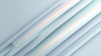 Obraz premium Abstract composition of layered lines and soft colors creating a soothing and modern background for design projects in various creative fields