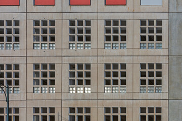 Concrete Building Structure in Drammen Norway Autumn Day