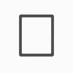 Rounded Rectangle Outline Icon