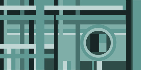 abstract cyan color lines background