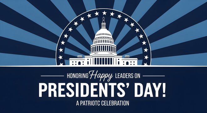 Celebrating presidents' day honoring american leadership and history