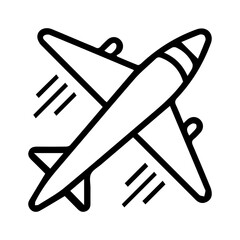 Flying Plane Travel Icon