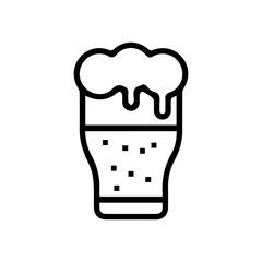 Foamy Beer Glass Icon