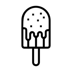 Summer Ice Cream Bar Icon