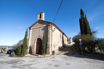 L'église Saint Vincent du Somail à St Nazaire d'Aude en Occitanie.  © William Carlier