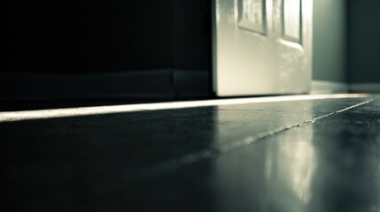 A tightly closed door was slightly half open, and there was a beam of light on the dark corridor floor. A health guide designed specifically for mental health education and mindfulness programs