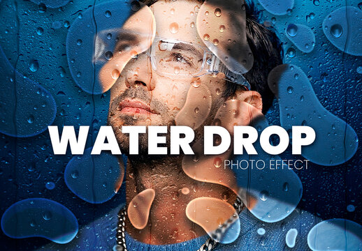 Water Drops Photo Effect