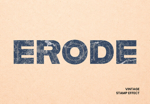 Grunge Eroded Mockup