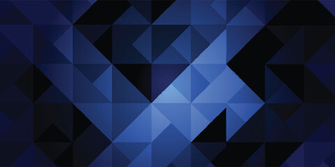 Obraz premium Abstract Blue Geometric Triangle Pattern Background for Tech, Design, and Digital Projects eps10