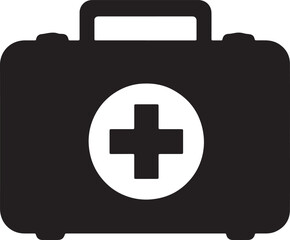 Fototapeta premium Vector illustration of First aid kit icon for medical emergency and healthcare isolated on transparent background