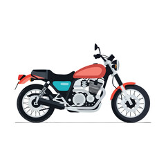 Obraz premium Vintage Style Motorcycle Illustration