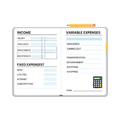 Obraz premium Personal Finance Planning Template