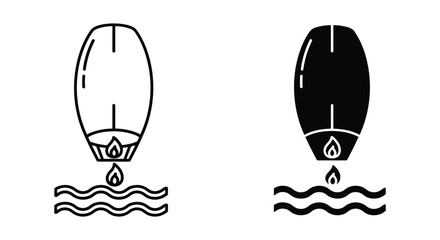 Day and Night Markings for Navigation Buoys © Shahriyar