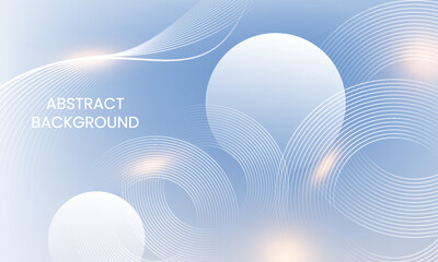 Abstract blue modern background with white lin elements. Digital technology concept. vector illustration