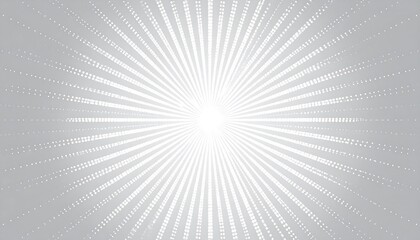 Bright White Burst of Light Rays.