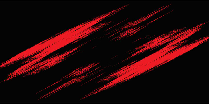 black red dragon decal brush fire volcano lava sakura Asia Japan anime style illustration sporty background banner style illustration. sport.modern