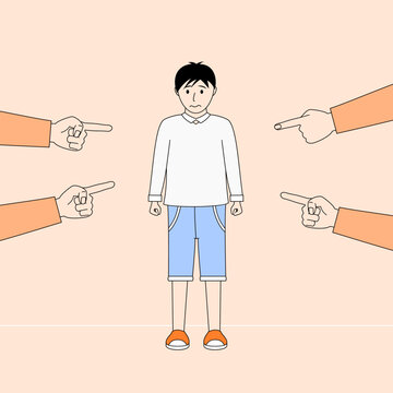 the child feels sad, guilty, blamed