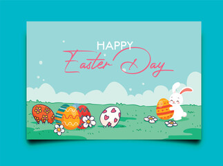 poster happy easter day 