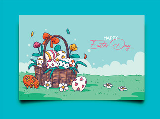 poster happy easter day 