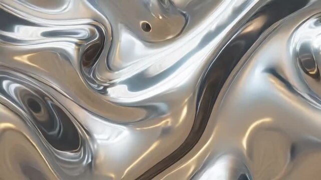 Abstrakter Hintergrund fl&uuml;ssiges Metal