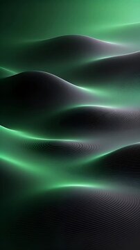 Abstract Low Frequency Sound Waves Organic Deep Breathing Loop