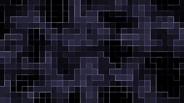 Dark gradient pixel grid animation background