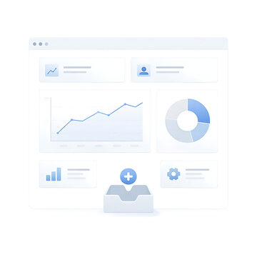 Empty State Dashboard UI Illustration for SaaS Apps