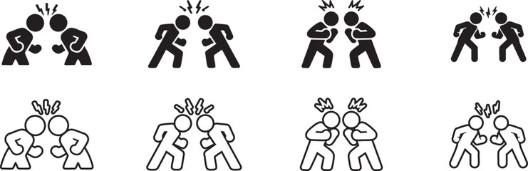 Communication and Empathy Interaction Icons