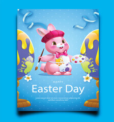 poster happy easter day 