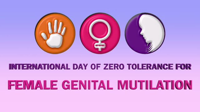 International day of zero tolerance for female genital mutilation event background