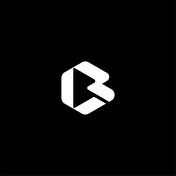 Modern minimalist logo design combining letters L and B in a hexagonal geometric style. Ideal for technology, construction, logistics, and professional corporate business branding.