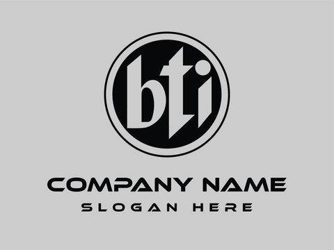 BTI letter logo design on a white background or Monogram logo design for entrepreneur and business