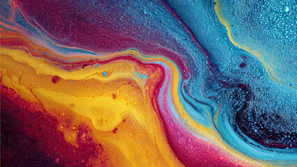 Abstrakter Hintergrund fl&uuml;ssiges Metal