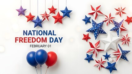 Fototapeta premium National freedom day celebrations and american patriotic events