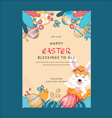 poster happy easter day 