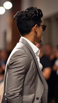 Auf dem Catwalk