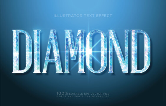 Shiny Diamond Text Effect