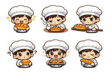 Baking and Cooking Icon Set. Featuring chef, bread, pastry, oven, kitchen, recipe, ingredients, utensils, baked goods, and more.